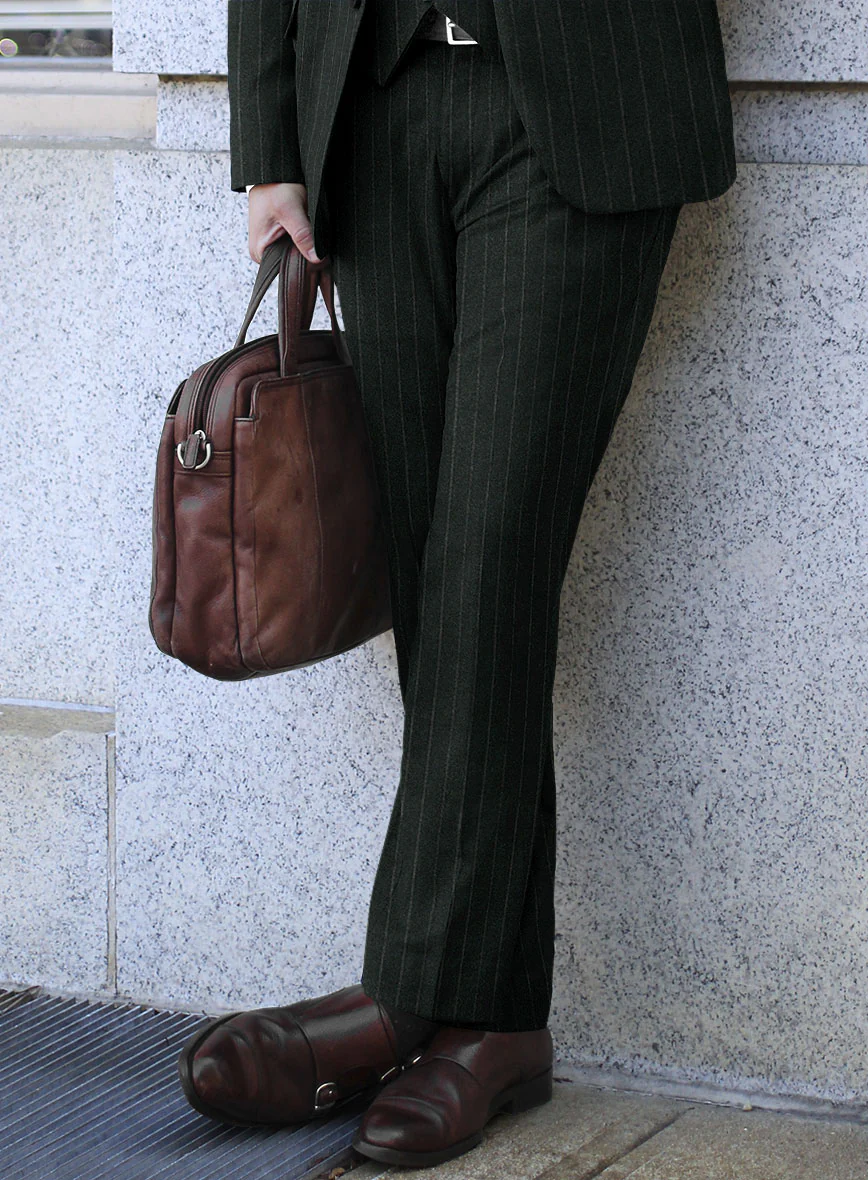 Caccioppoli Udia Dark Green Wool Suit - Image 5