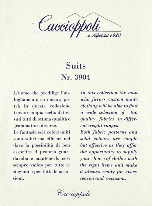 Caccioppoli Wool Blue Chebio Pants - Image 3