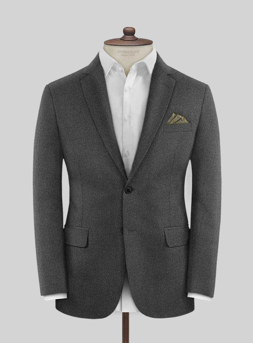 Caccioppoli Yorge Iron Gray Wool Jacket