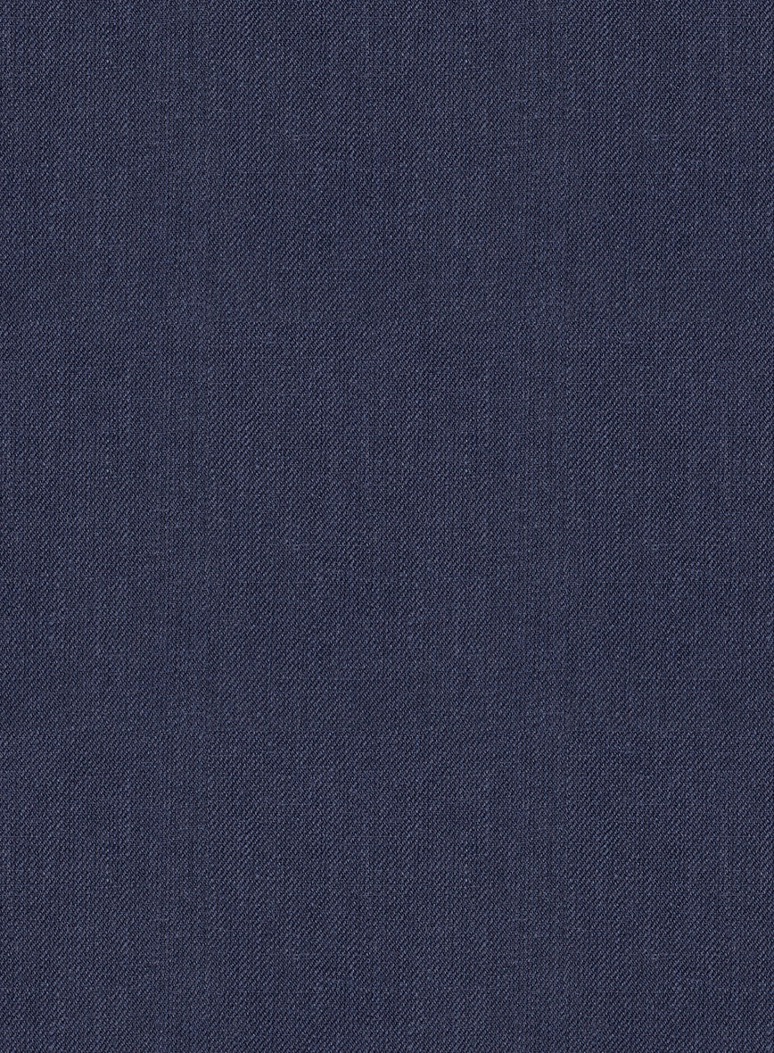Campari Berry Blue Linen Jacket - Image 2