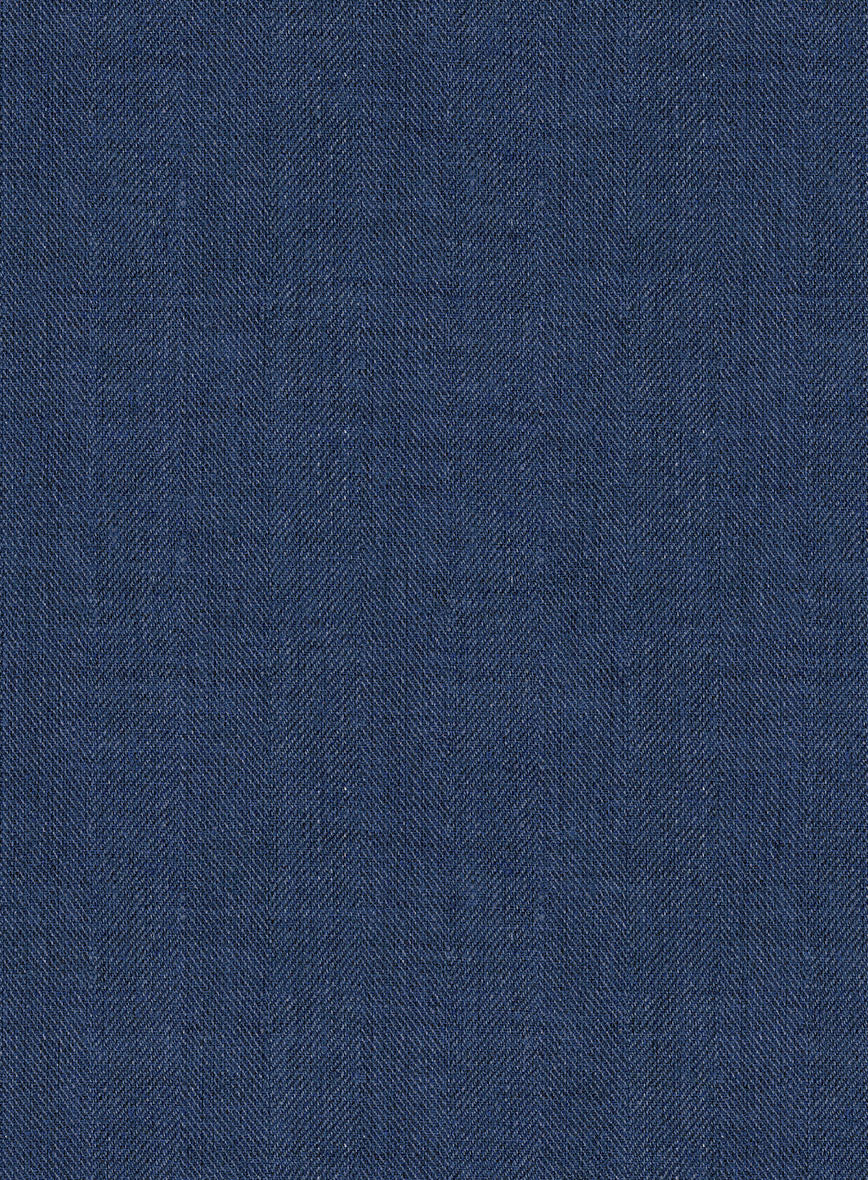 Campari Indigo Linen Pants - Image 3