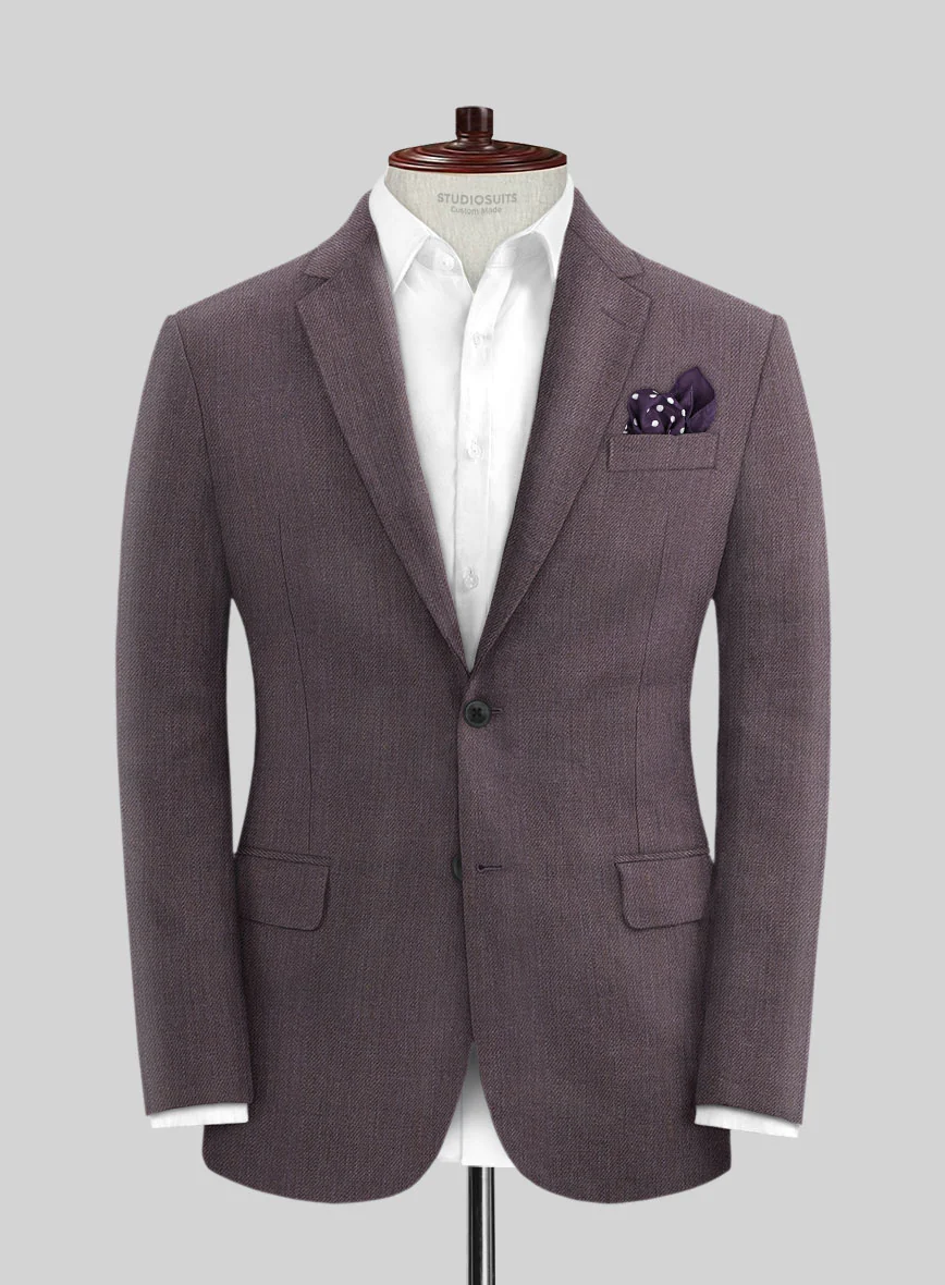 Campari Mystic Mauve Linen Suit - Image 3