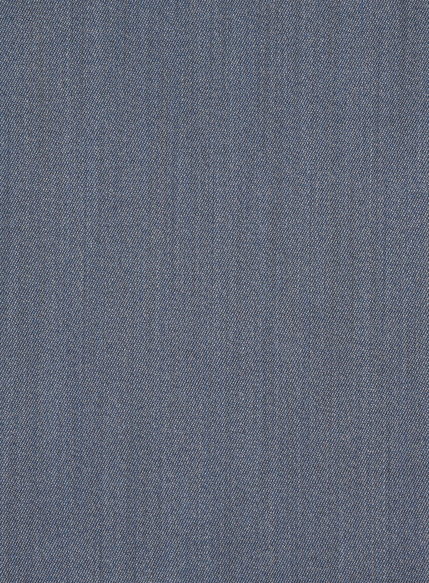 Cavalry Twill Blue Wool Jacket - Image 3