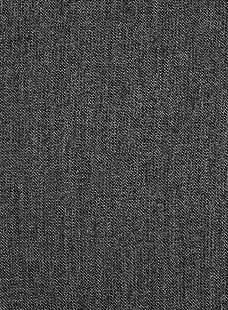 Cavalry Twill Dark Gray Wool Jacket - Image 3