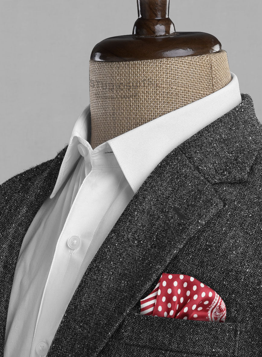 Charcoal Flecks Donegal Tweed Suit - Image 6