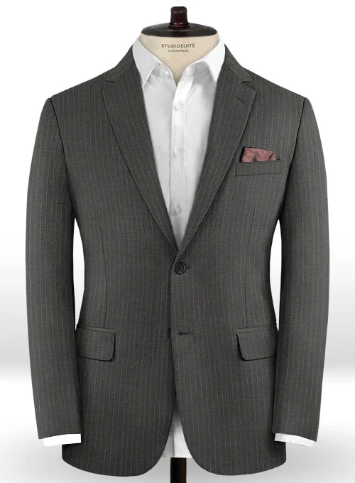 Charles Clayton Cosei Gray Wool Cashmere Jacket