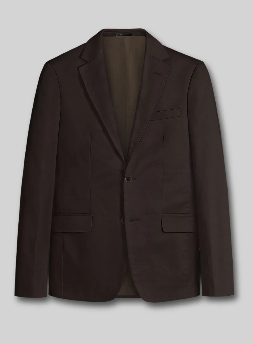 Coffee Brown Chino Jacket