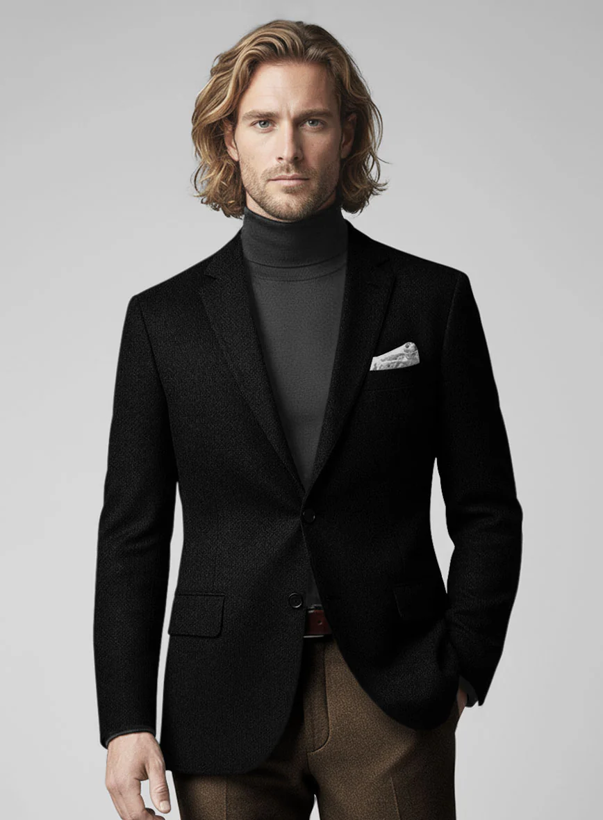 Colombo Black Cashmere Jacket
