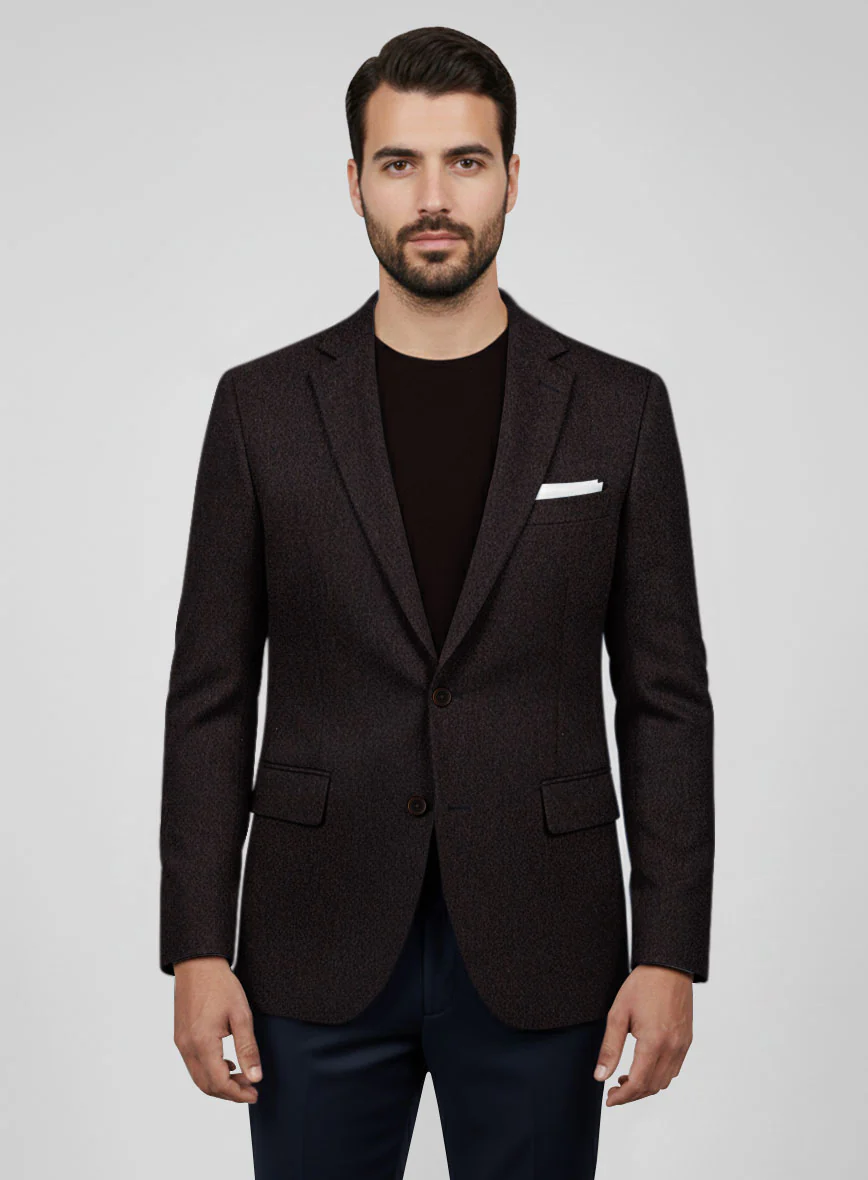 Colombo Deep Brown Cashmere Jacket