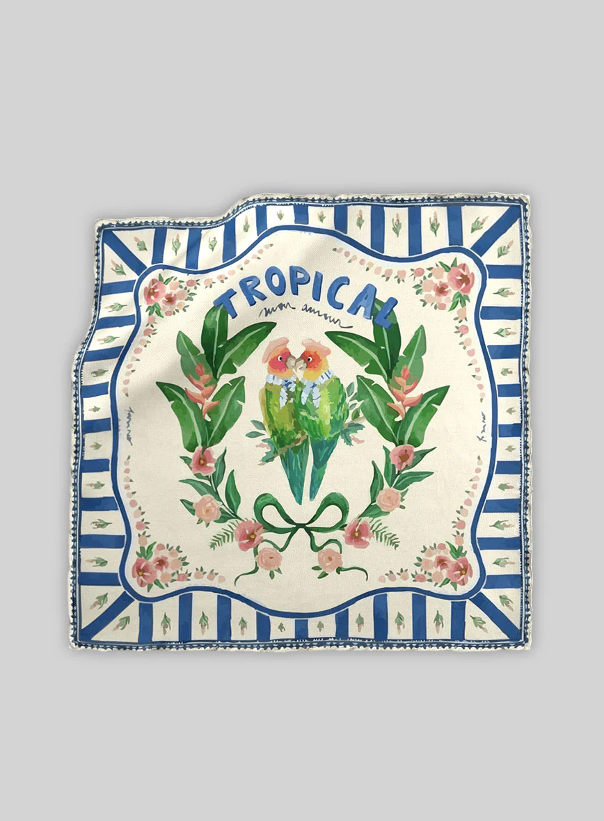 Crepusco Silk Pocket Square