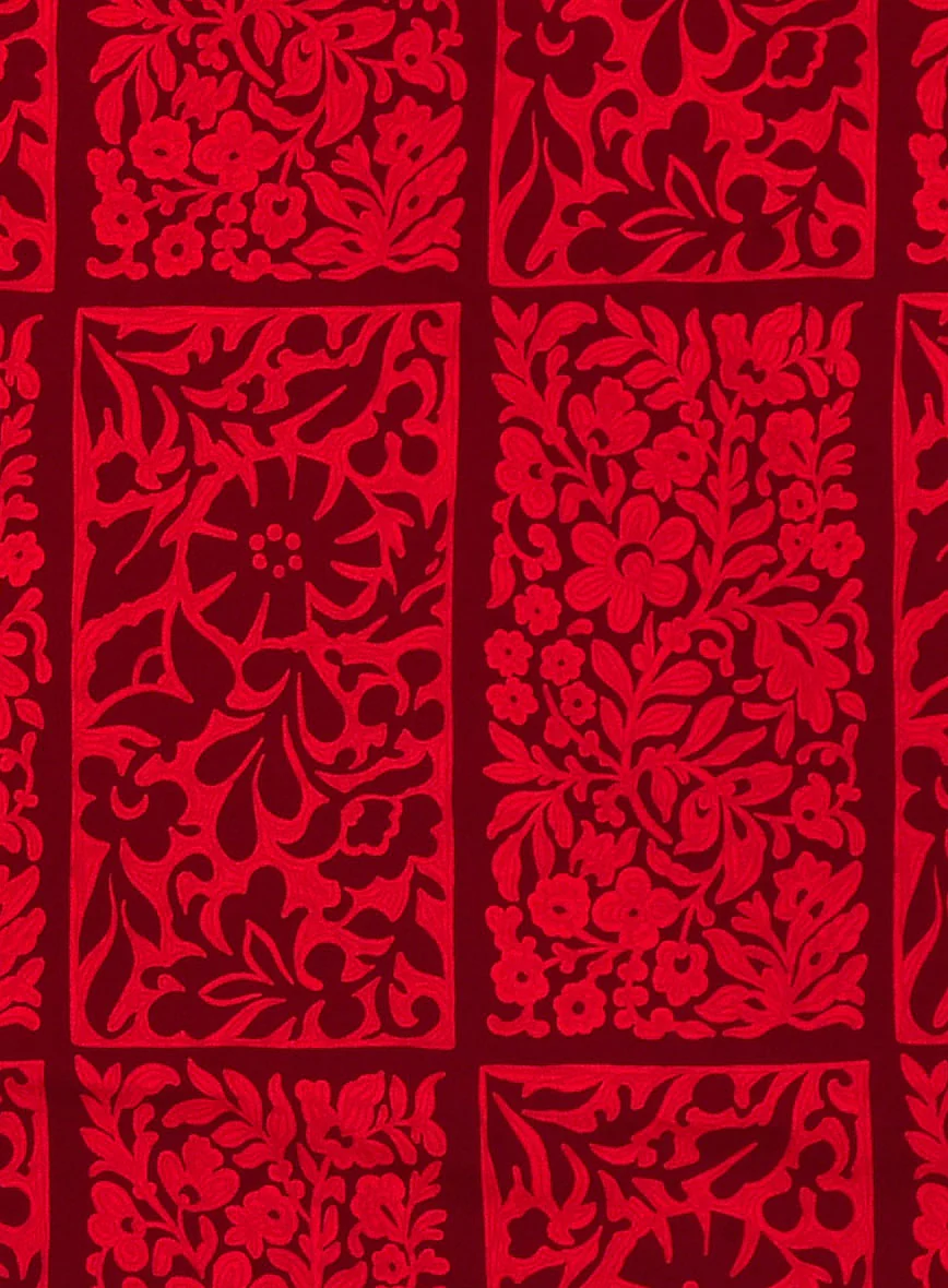 Crimson Tapestry Cotton Shirt - Image 5