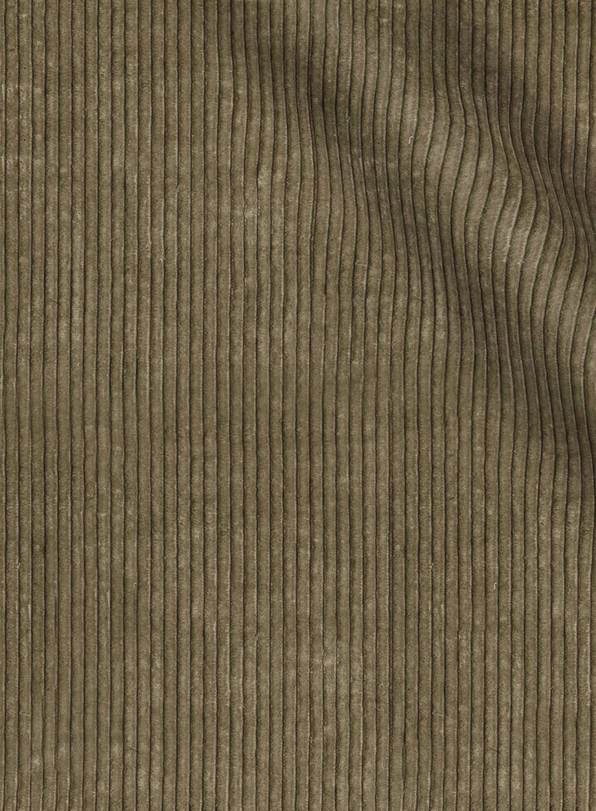 Dark Beige Corduroy Pants - Image 3