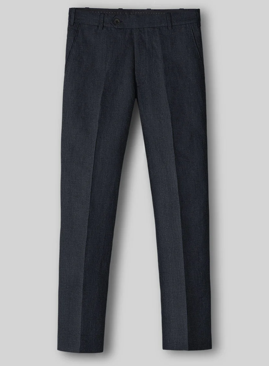 Dark Blue Linen Suit - Image 6