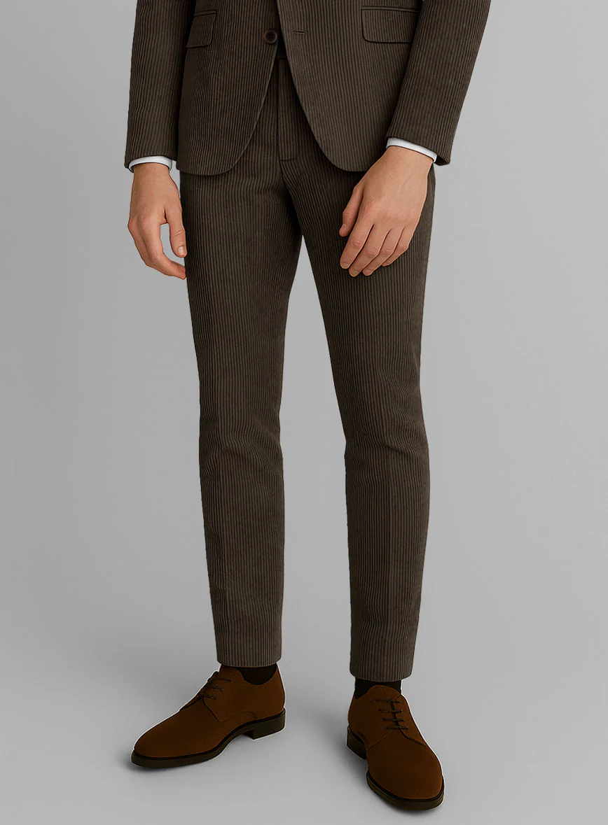 Dark Brown Corduroy Pants - Image 2