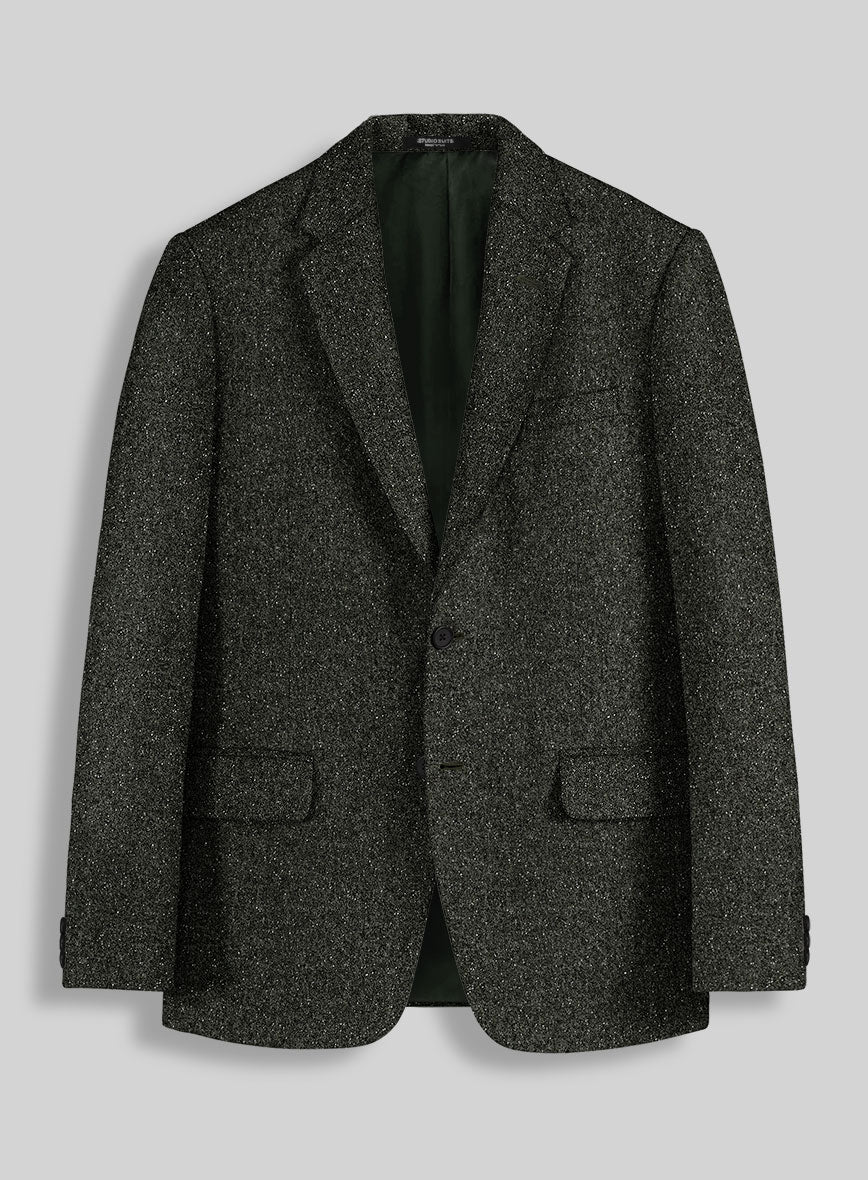 Dark Olive Flecks Donegal Tweed Suit - Image 2