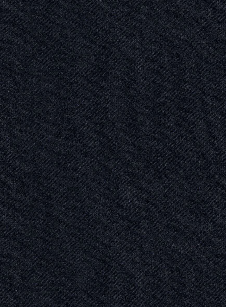 Deep Blue Heavy Tweed Pants - Image 3