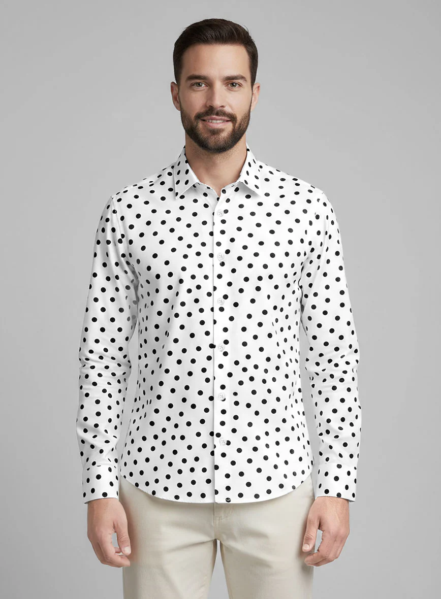Dot Theory Cotton Shirt