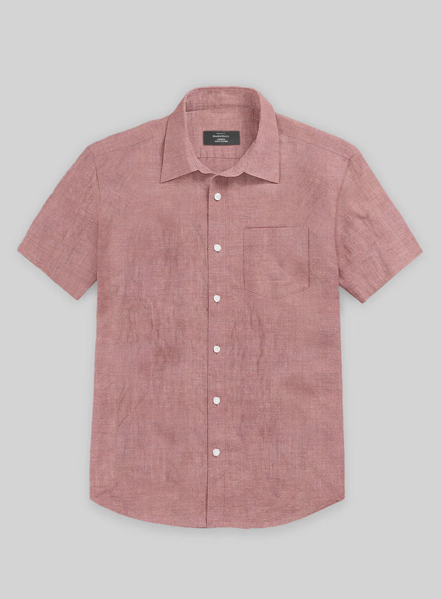Dublin Dry Rose Linen Shirt