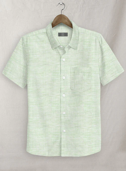 Dublin Mint Green Linen Shirt