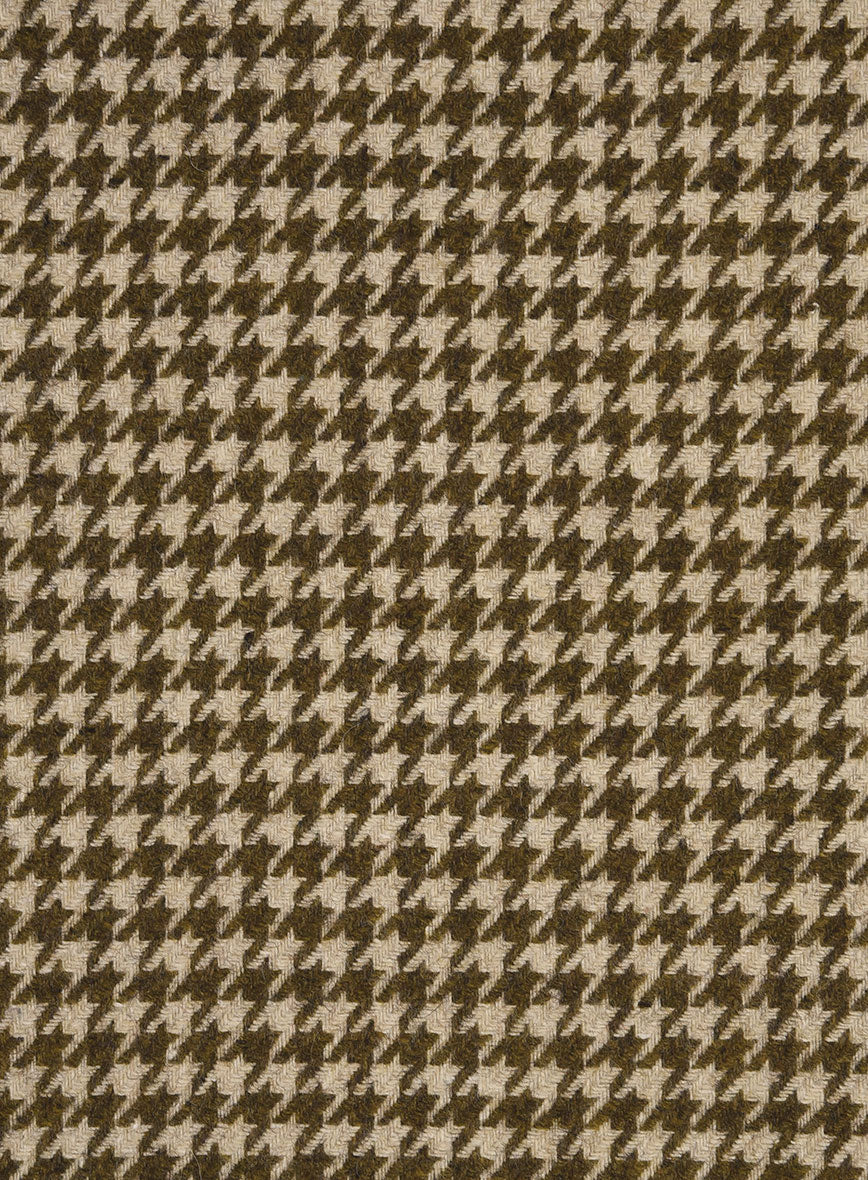 Earth Brown Houndstooth Tweed Newsboy Cap - Image 5