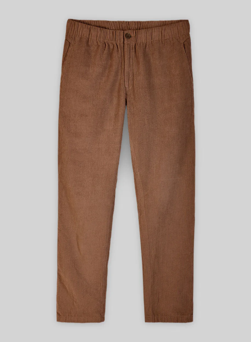 Easy Pants Spring Brown Corduroy - Image 3