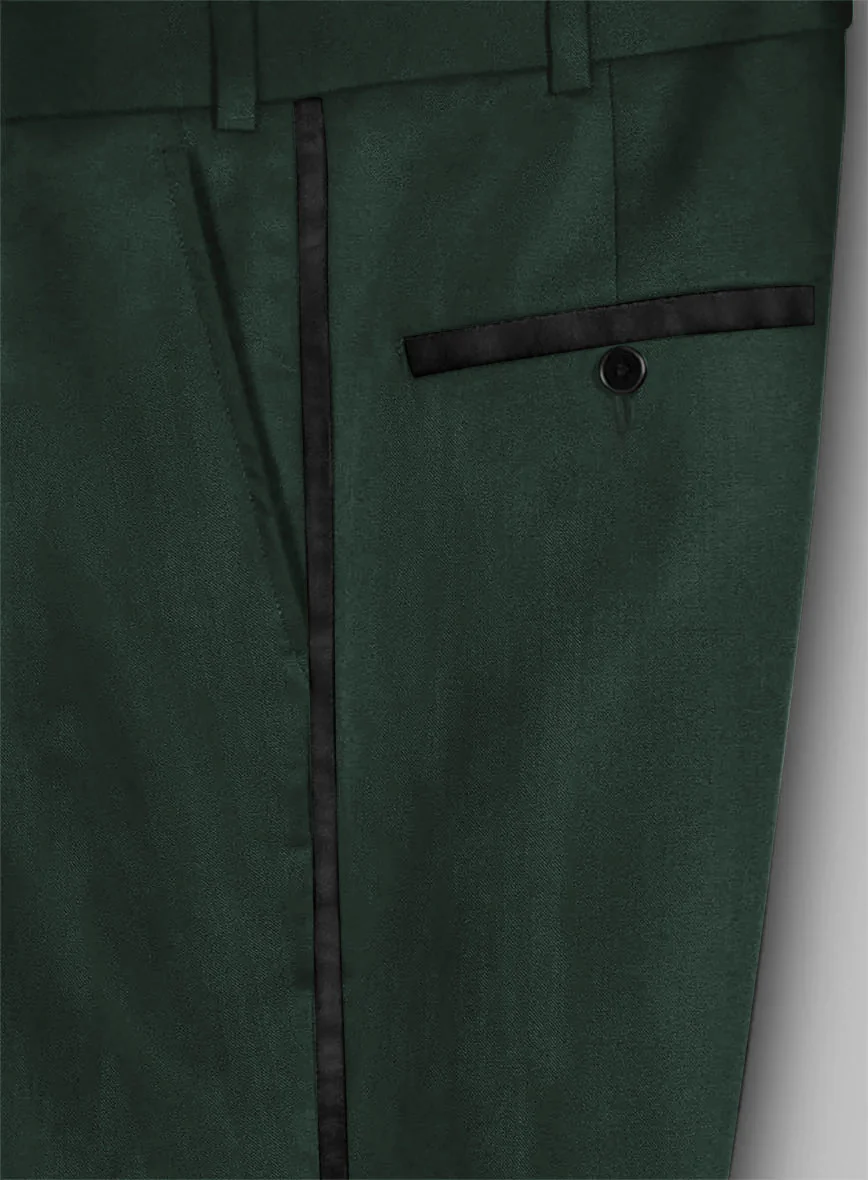 Enigma Green Double Breasted Tuxedo Suit - Image 4