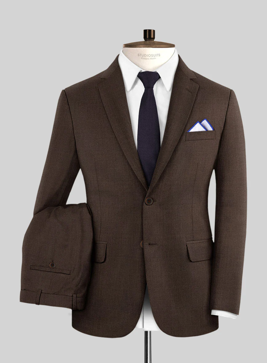 Fresco Brown Wool Suit