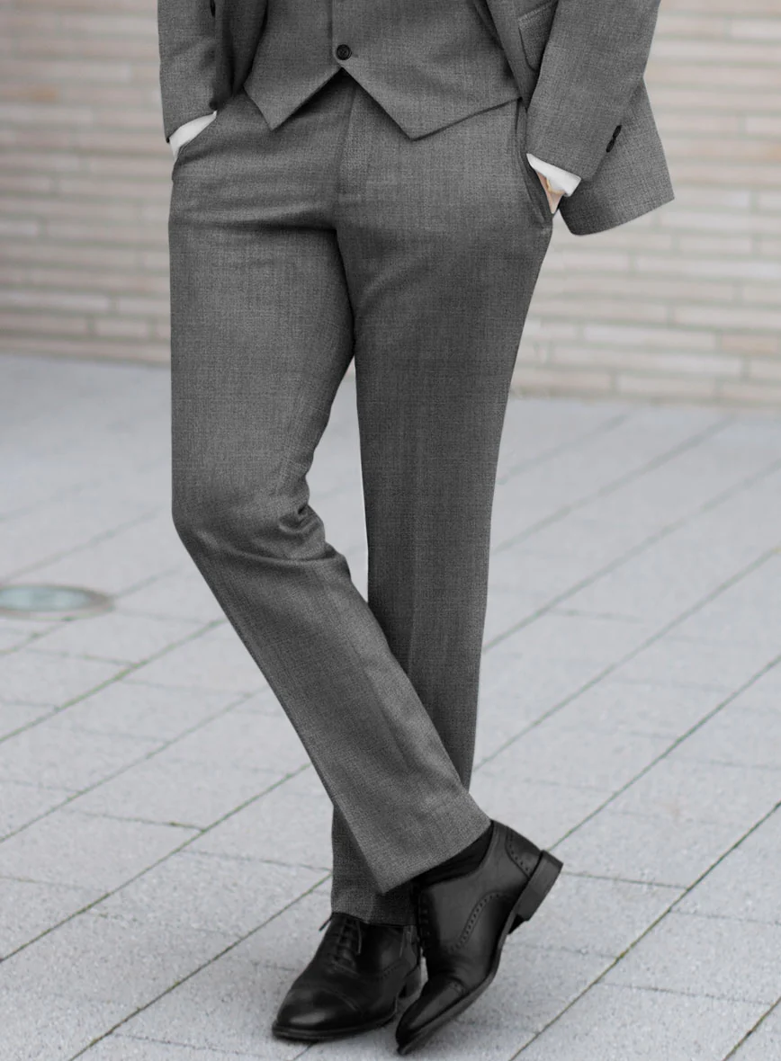 Fresco Gray Wool Suit - Image 6