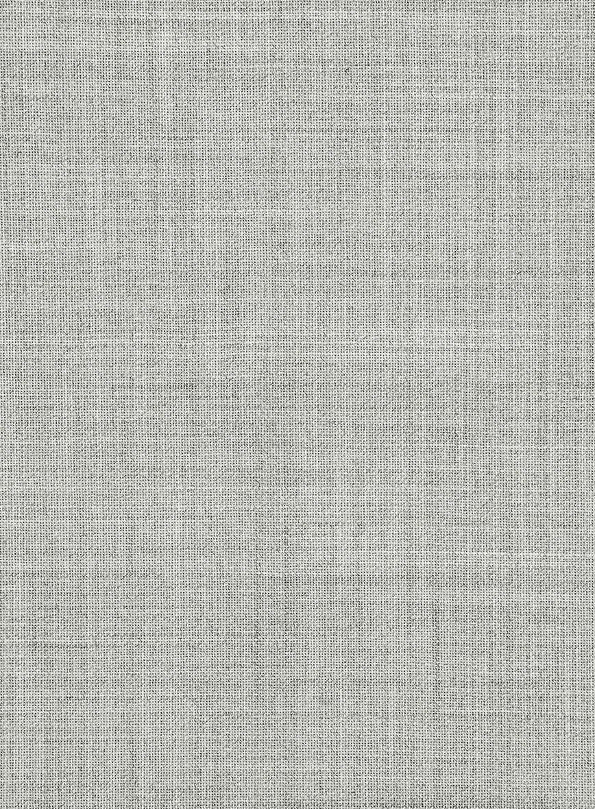 Fresco Light Gray Wool Pants - Image 3
