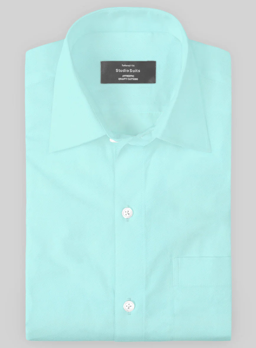 Giza Aqua Cotton Shirt
