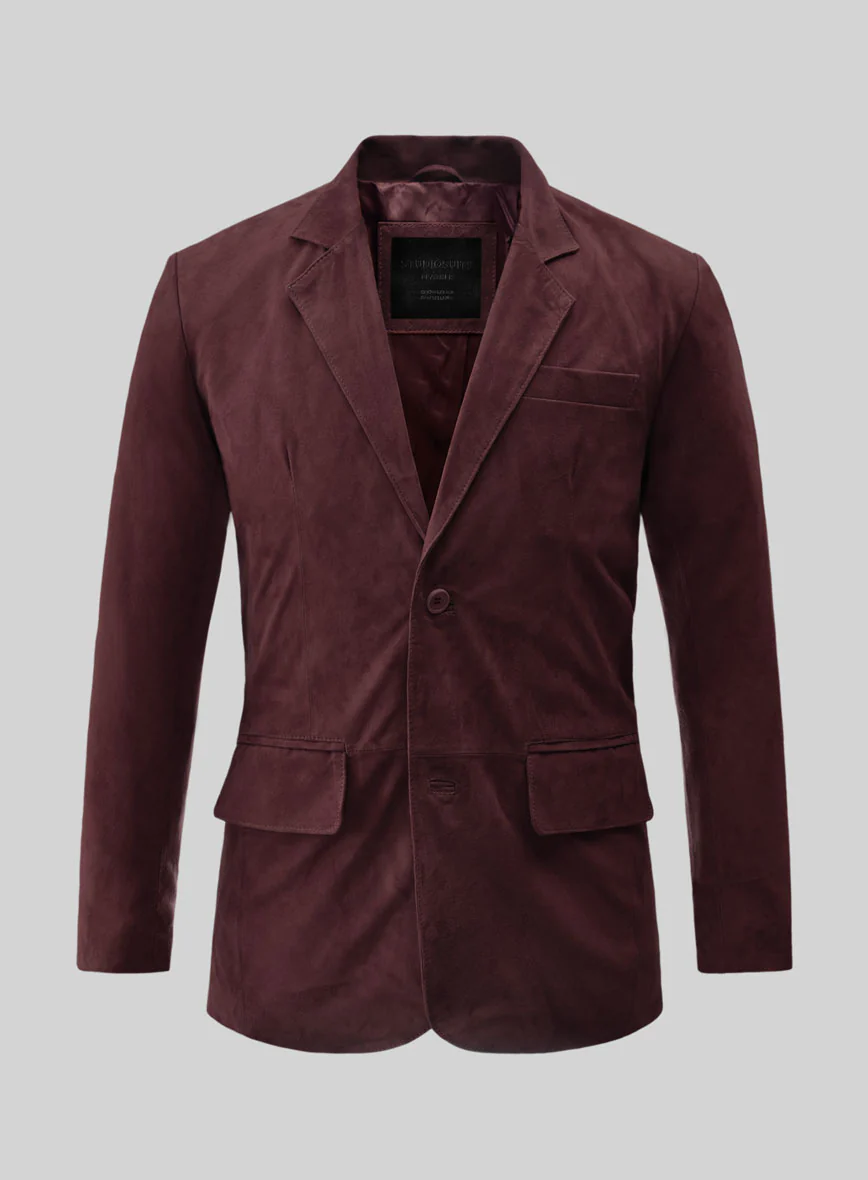 Grapevine Suede Leather Blazer