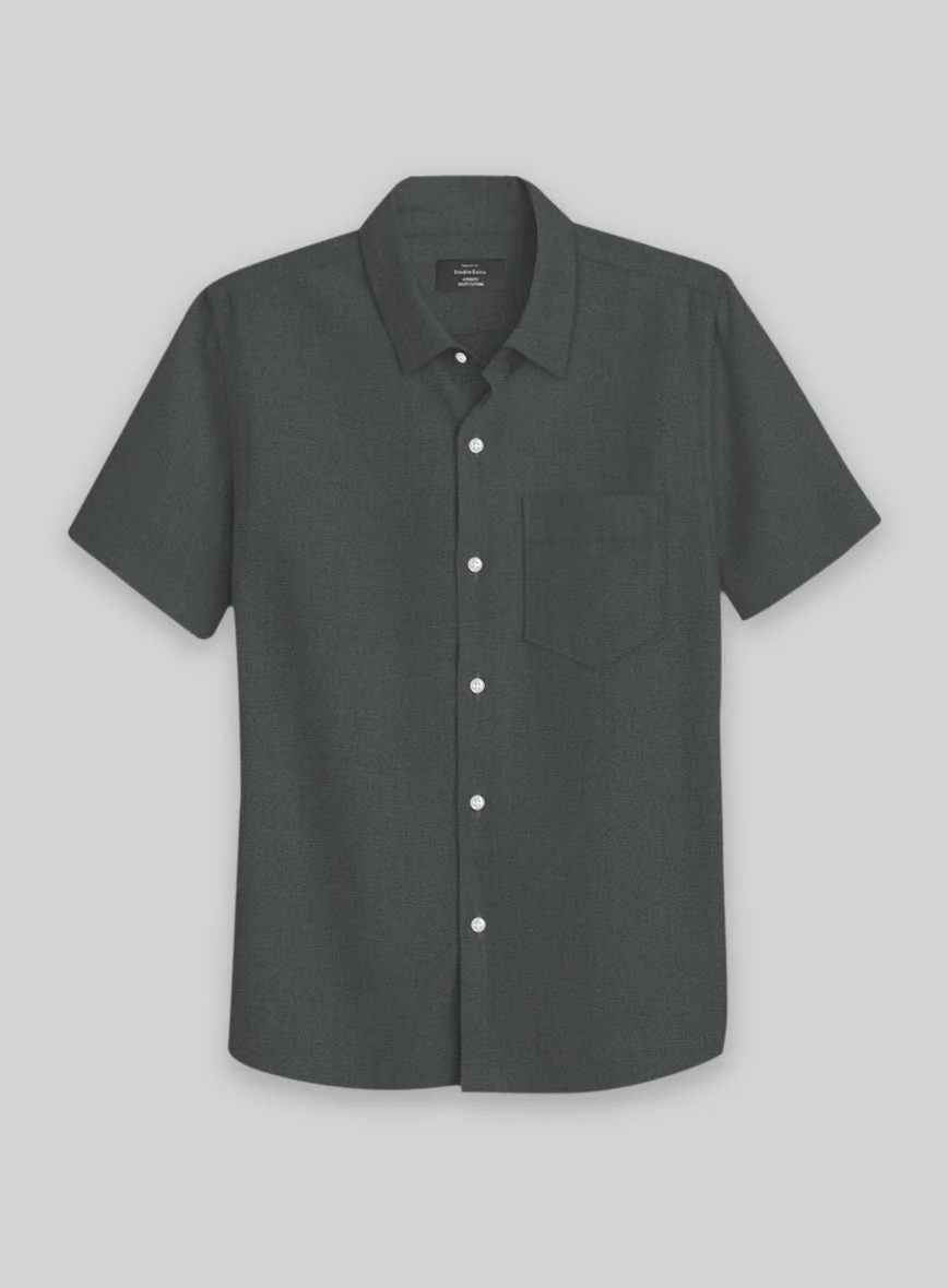 Graphite Stretch Poplene Shirt