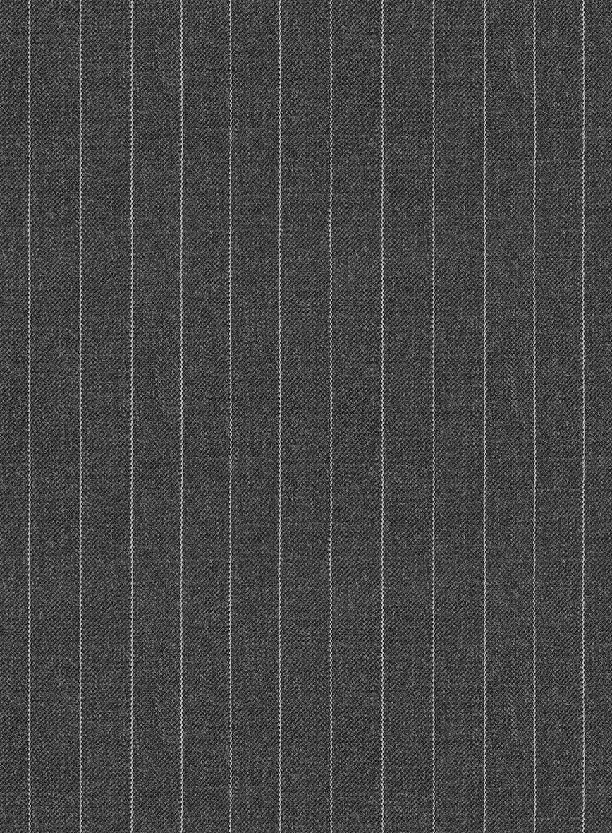Gray Pinstripe Waist Coat - Image 3