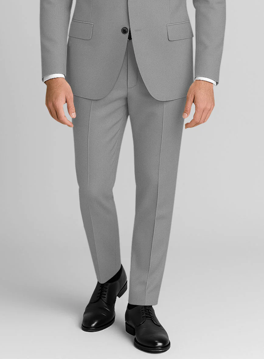 Gray Stretch Chino Pants