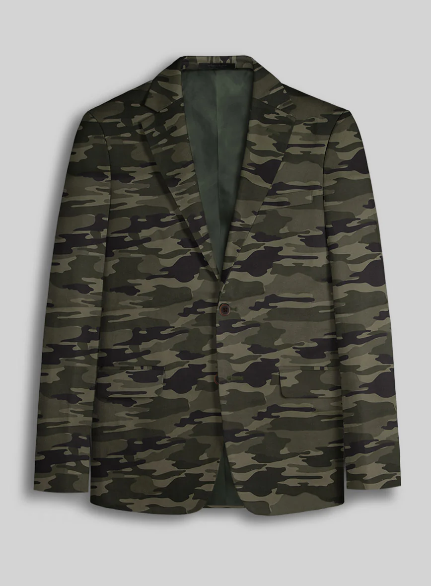 Green Stretch Camo Suit - Image 4