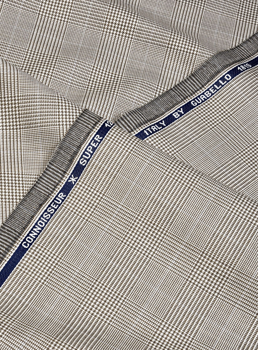 Guabello Beige Prince Of Wales Jacket - Image 3