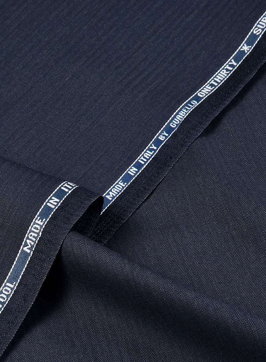 Guabello Blue Herringbone Suit - Image 5