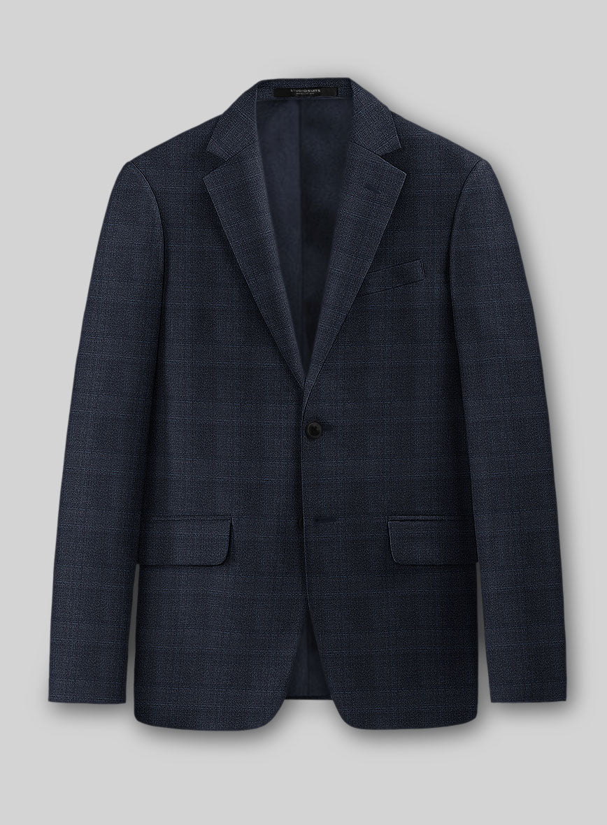 Guabello Blue Windowpane Suit - Image 2