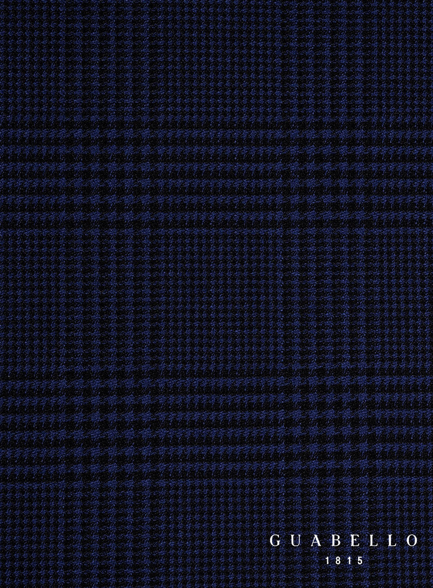 Guabello Blue Wool Jersey Pants - Image 4