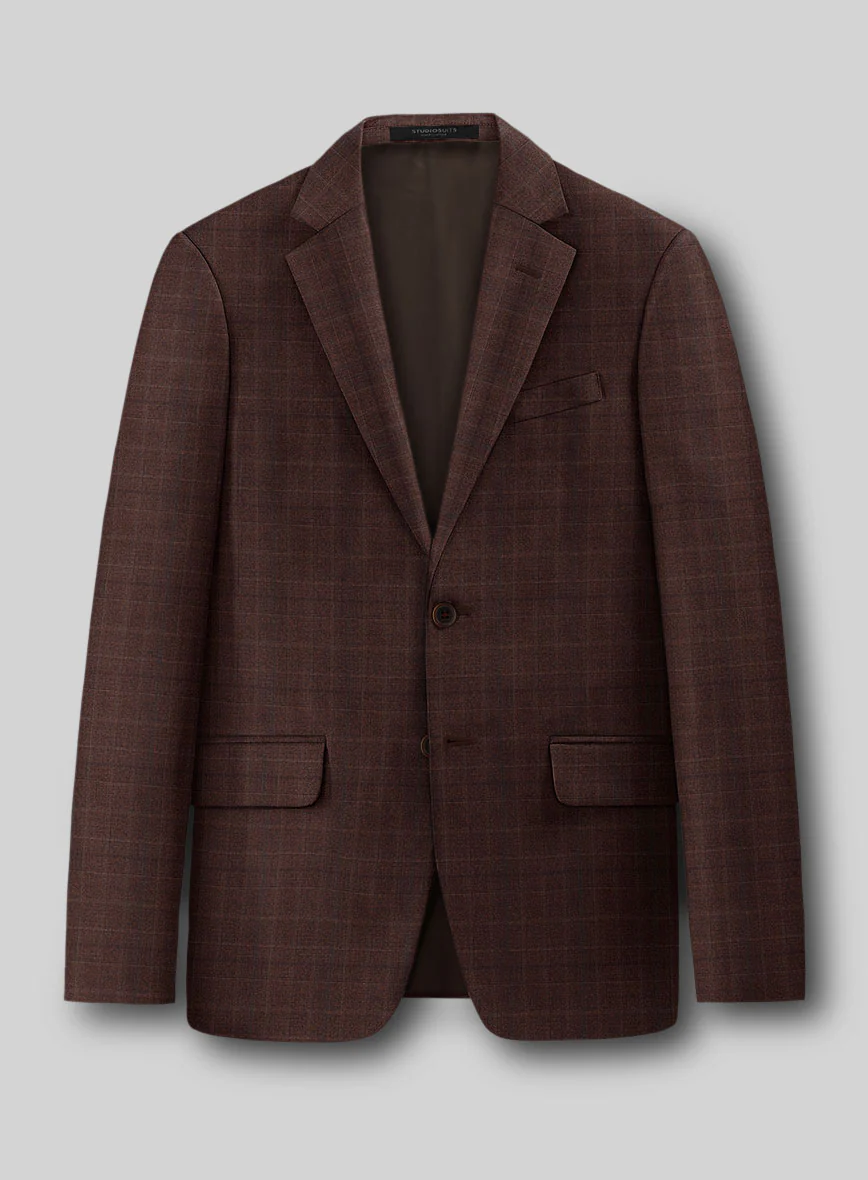 Guabello Brown Check Jacket