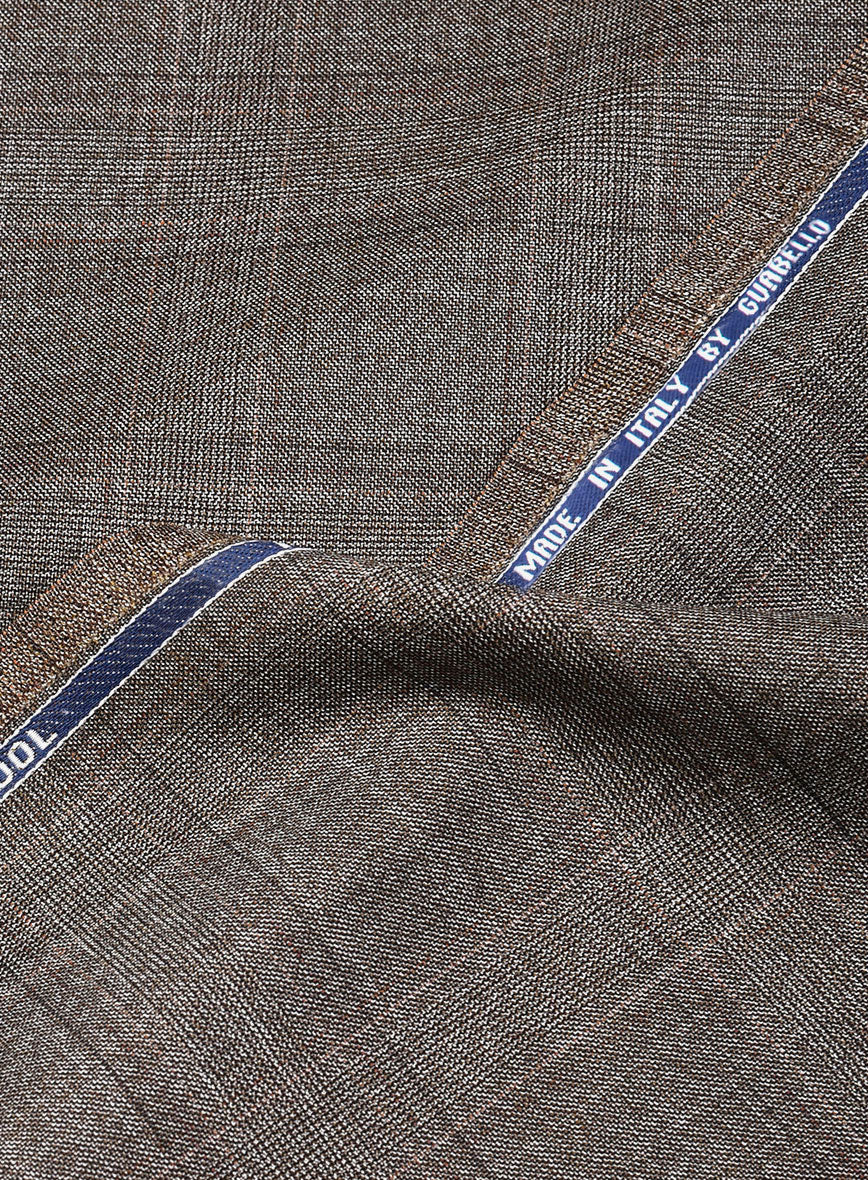Guabello Brown Windowpane Suit - Image 7