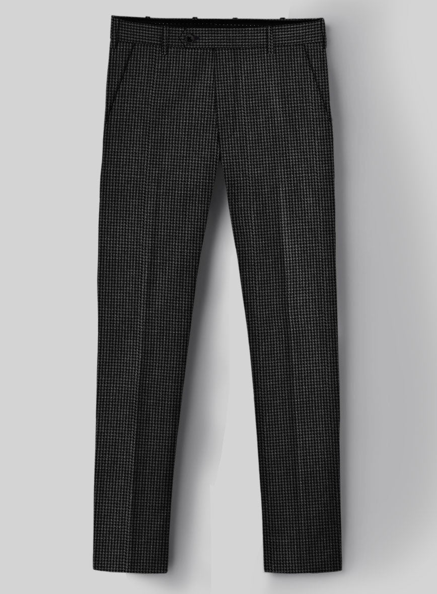 Guabello Charcoal Houndstooth Pants