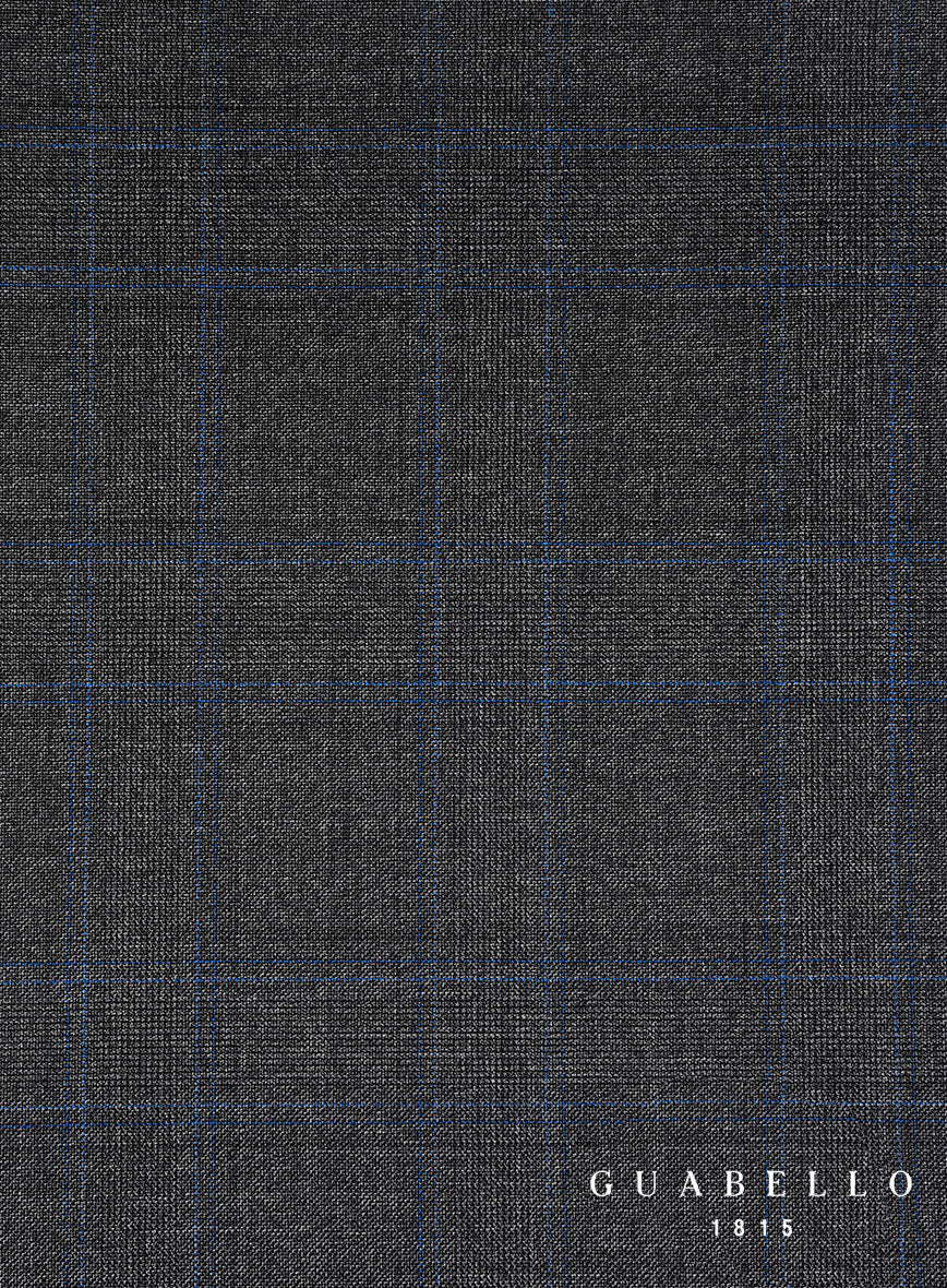 Guabello Charcoal Windowpane Jacket - Image 5