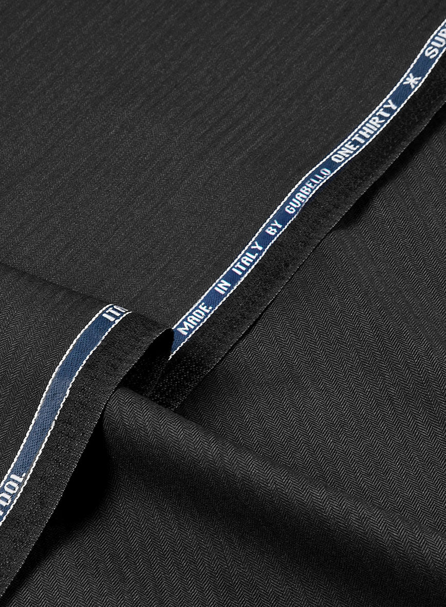 Guabello Dark Gray Herringbone Jacket - Image 5