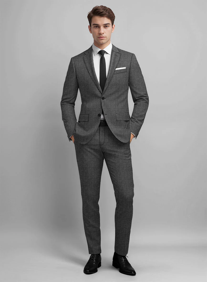 Guabello Gray Houndstooth Suit