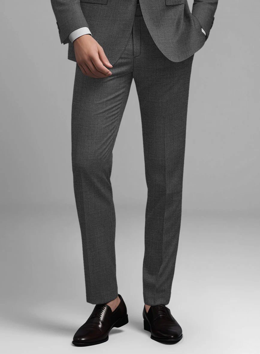 Guabello Gray Sharkskin Pants - Image 2