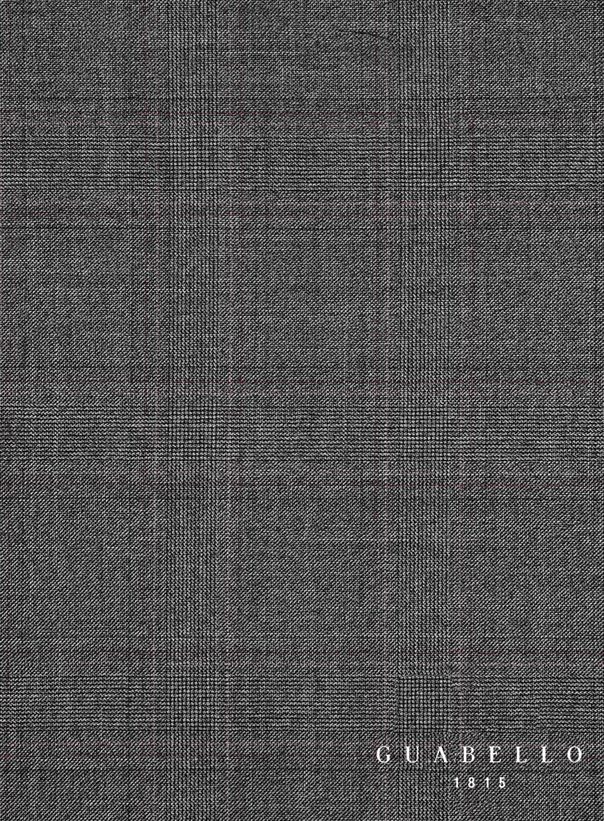 Guabello Gray Windowpane Pants - Image 4