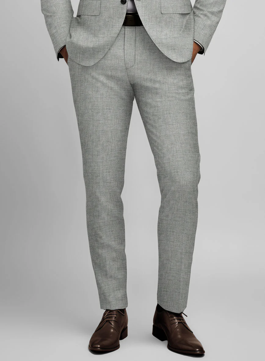 Guabello Tropical Light Gray Pants - Image 2