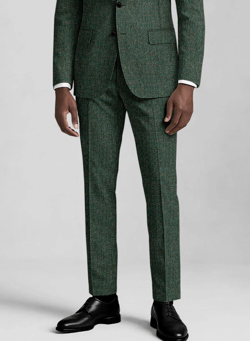 Haberdasher Green Tweed Suit - Image 8