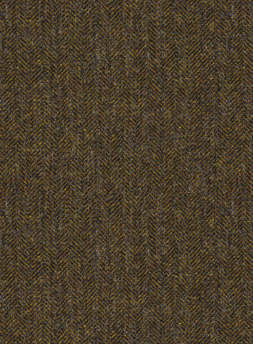 Haberdasher Mustard Brown Tweed Jacket - Image 5